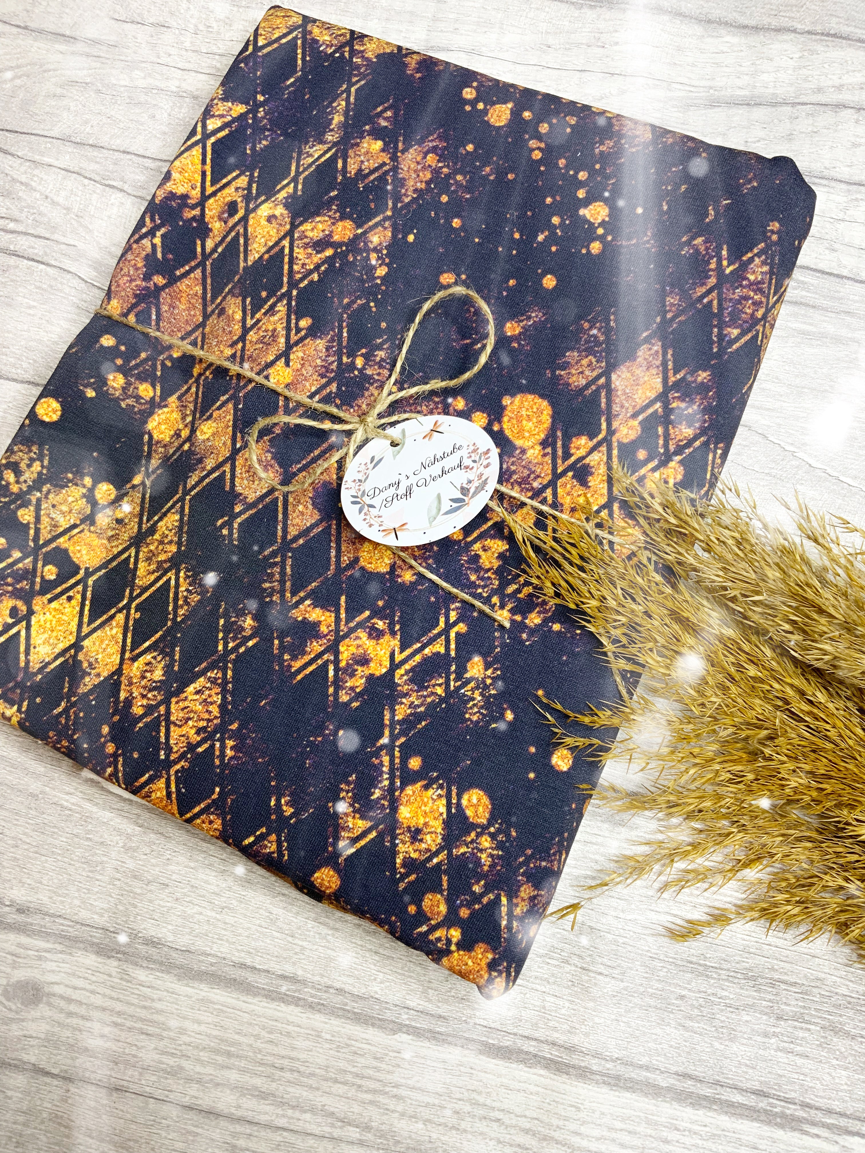 Rauten Gold schwarz Dauervorbestellung